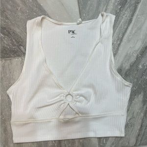 White Pacsun tank top size S